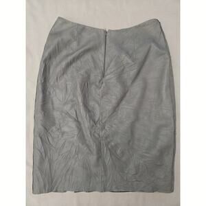 Ann Klein, soft distressed leather, mini skirt Petite 2